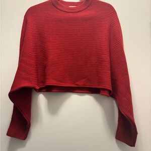 Wilfred Free Cropped Knit Sweater